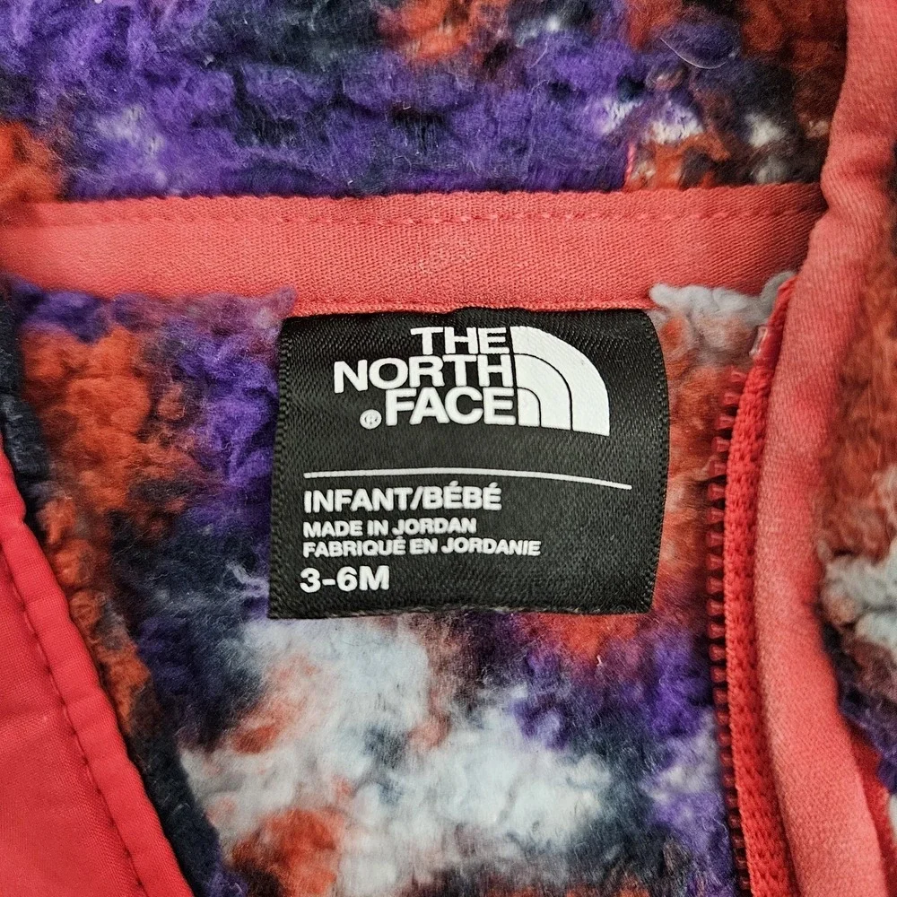 The North Face Fleece‎ Camo Hoodie Infant 3-6M Multi Campshire Bear Ear Jacket